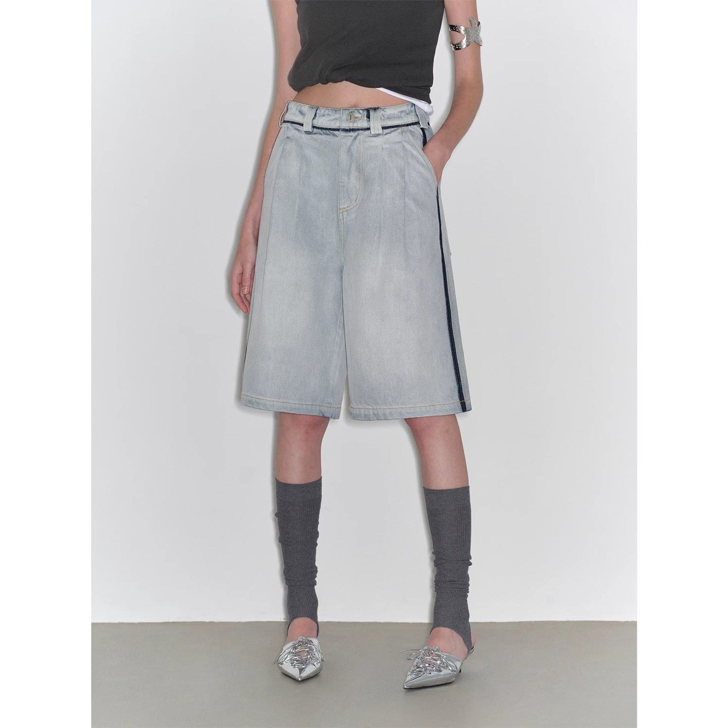 Unruly Sonata Denim Shorts