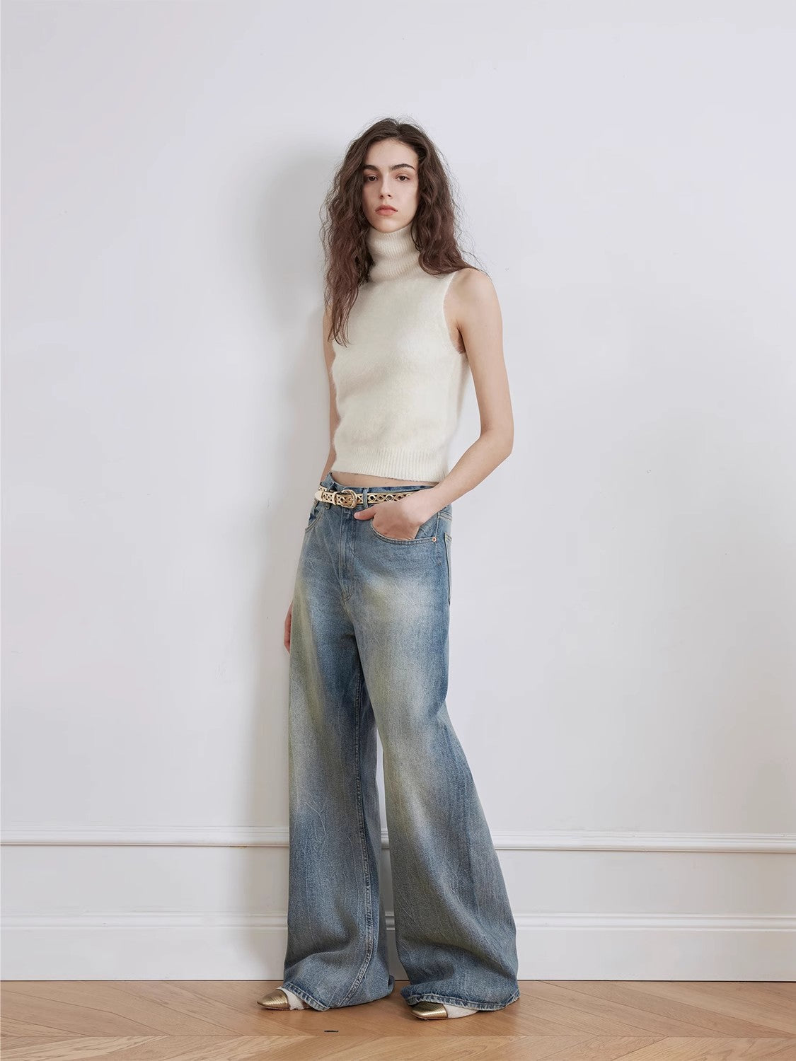 Magic Dream Wrinkled Jeans