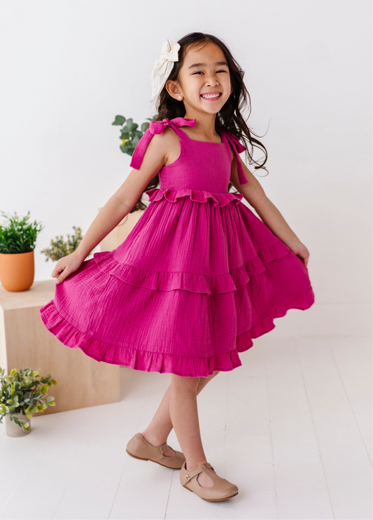 Violet Tulip | Ruffle Strappy Twirl Dress