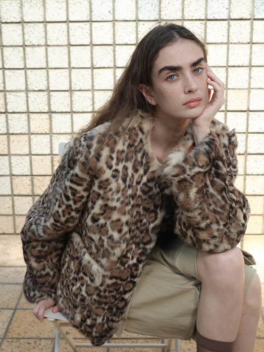 Leopard Print Guide Rabbit Jacket