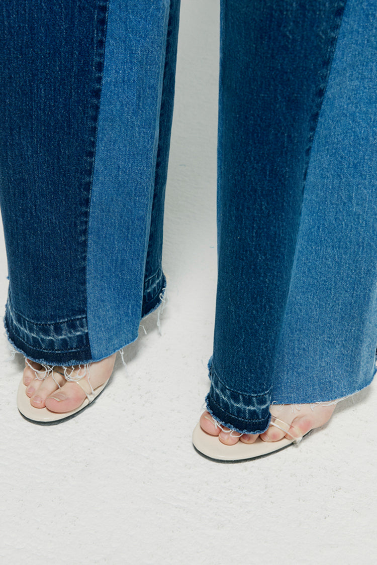 Shadow Split Wide leg Jeans