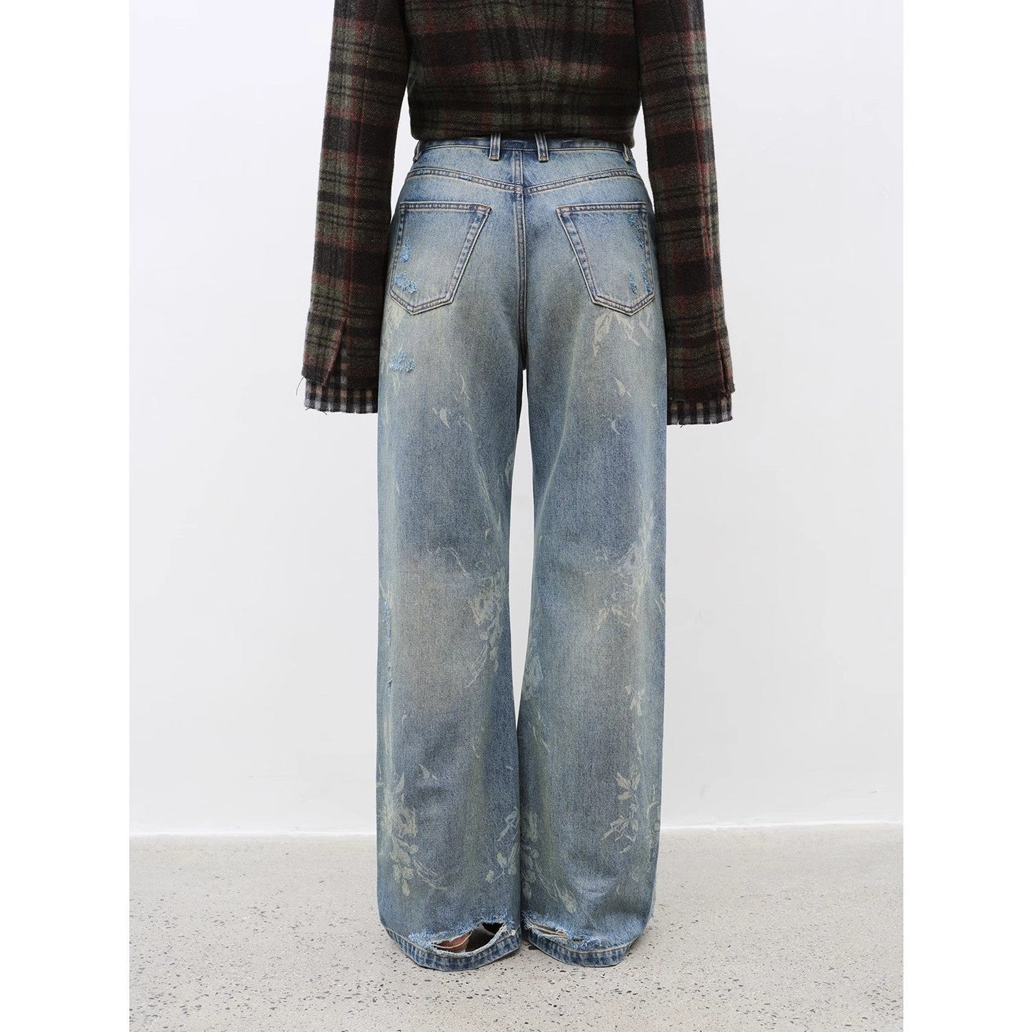 Denim Shadow Jeans