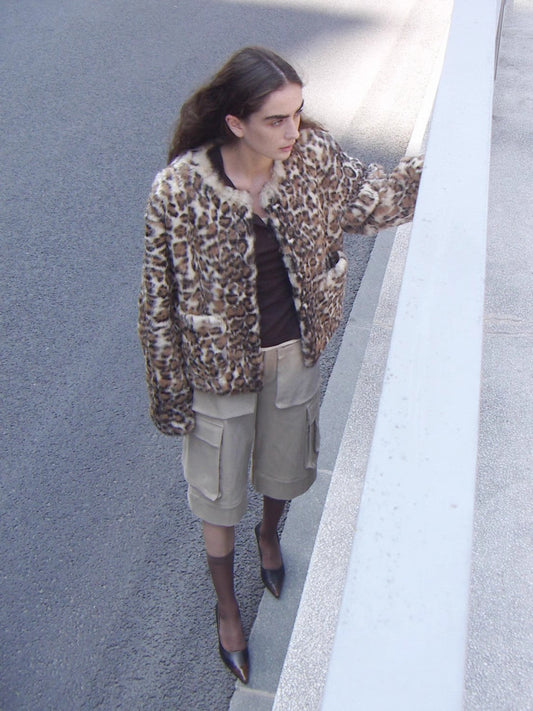 Leopard Print Guide Rabbit Jacket