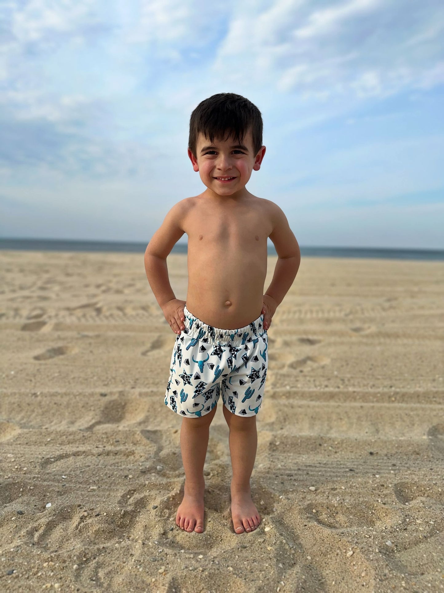 Wild & Western Swim Trunks