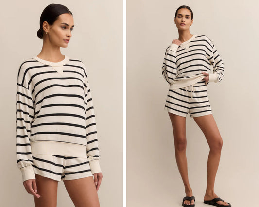 Z Supply - Stand Out Striped Modal Sweatshirt