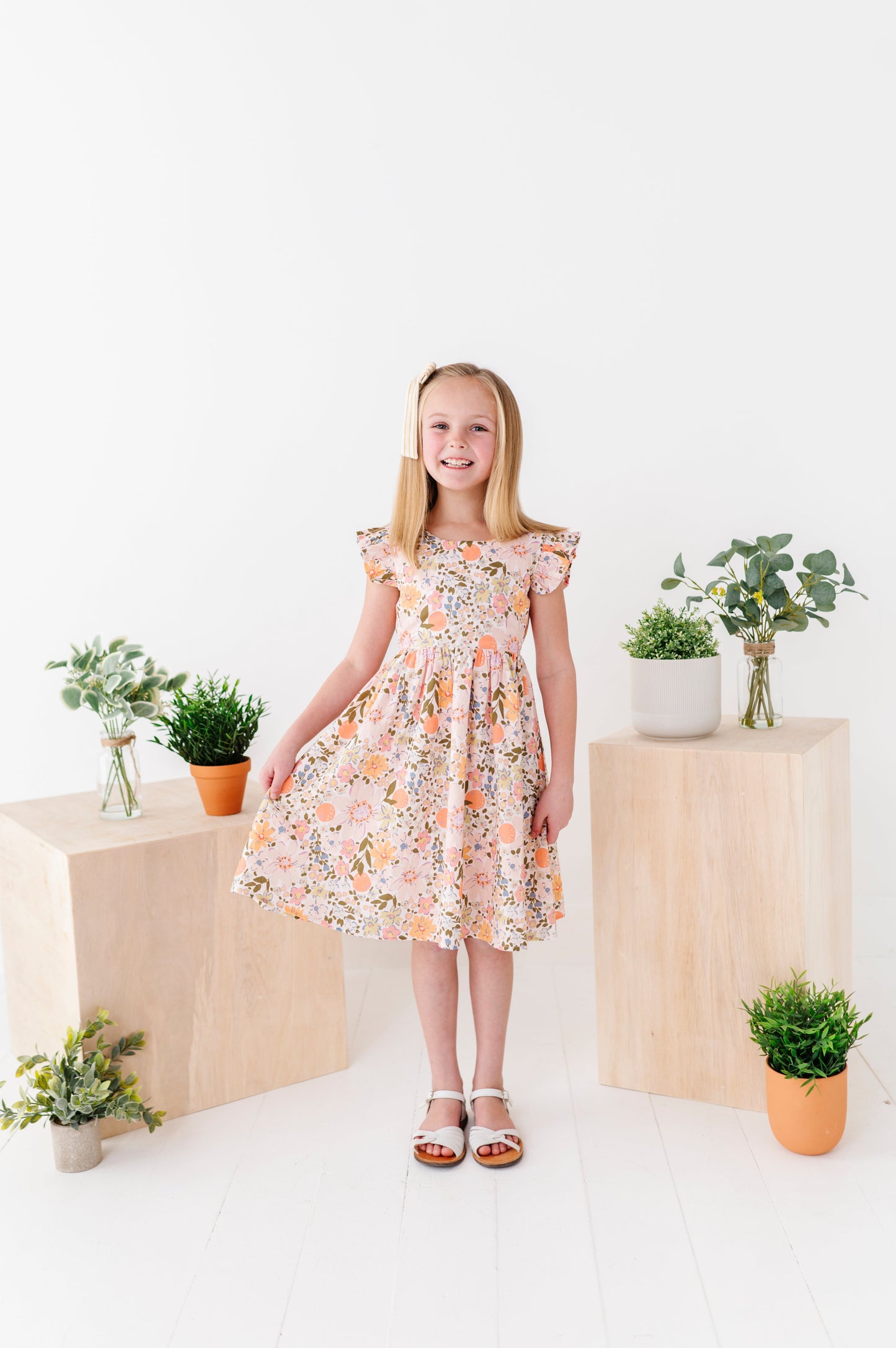 Vintage Blooms | Tie Back DRESS