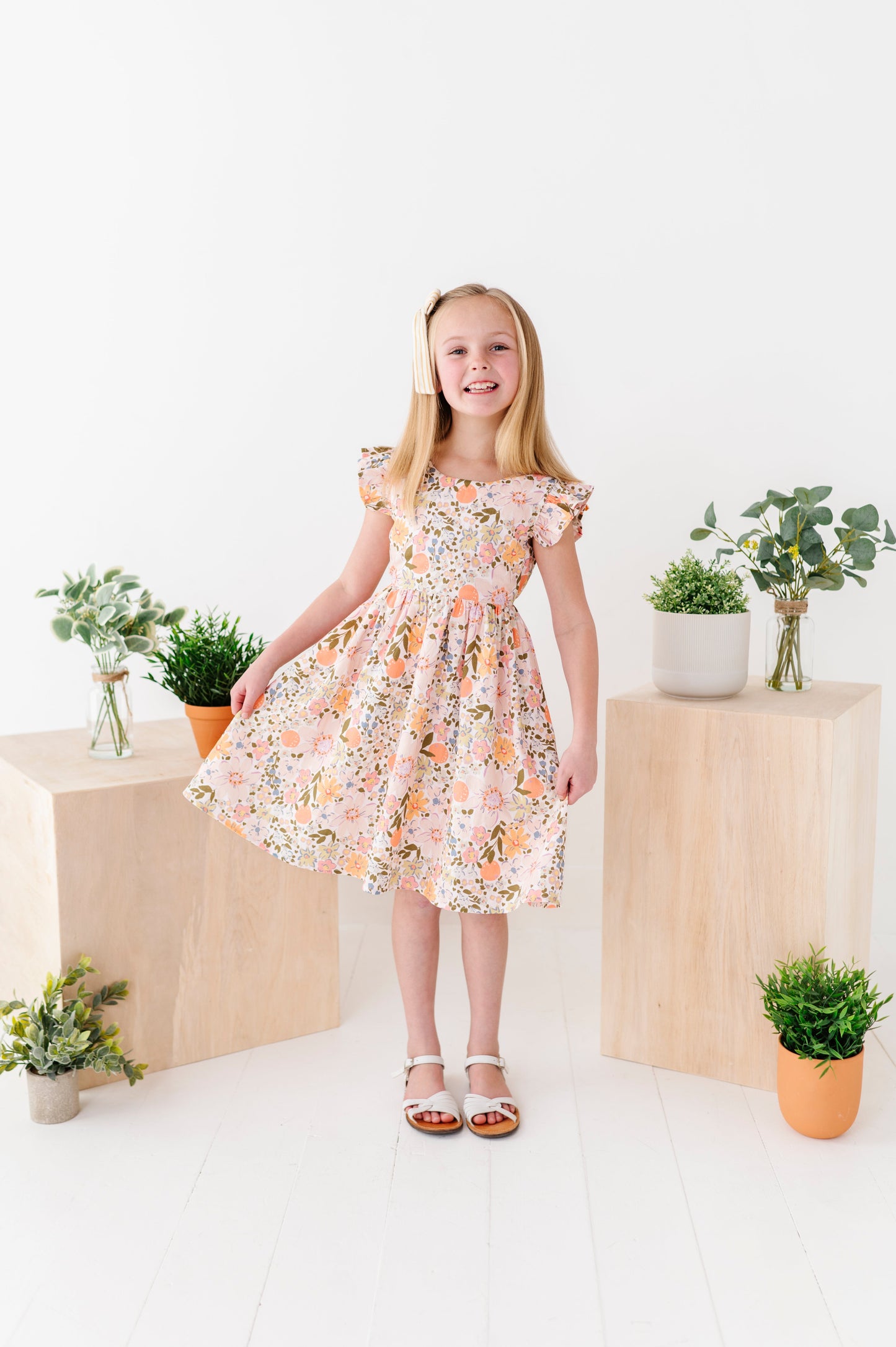 Vintage Blooms | Tie Back DRESS