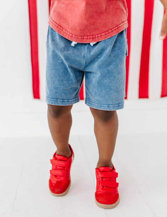 Navy | Vintage CARGO Shorts