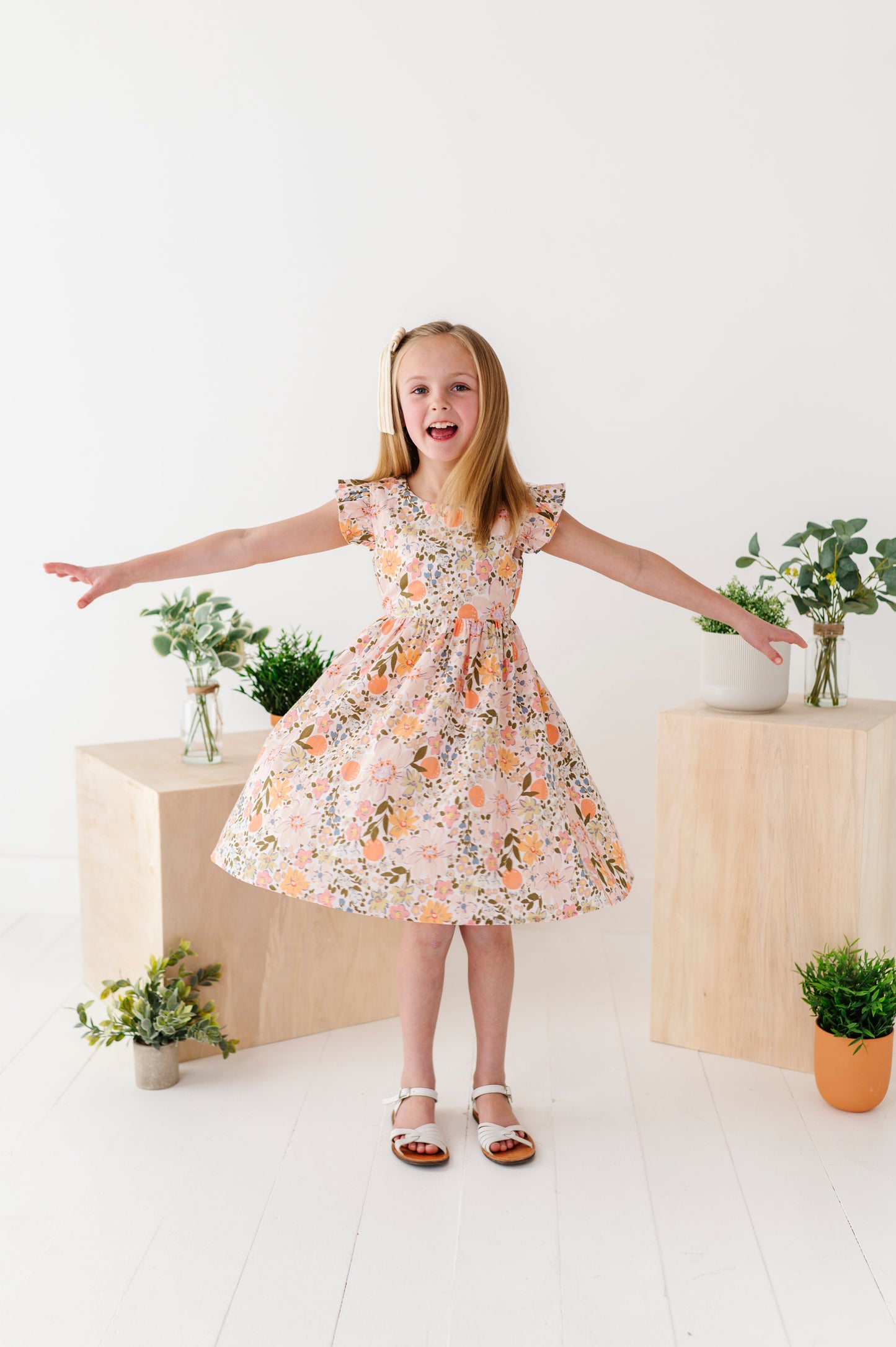 Vintage Blooms | Tie Back DRESS