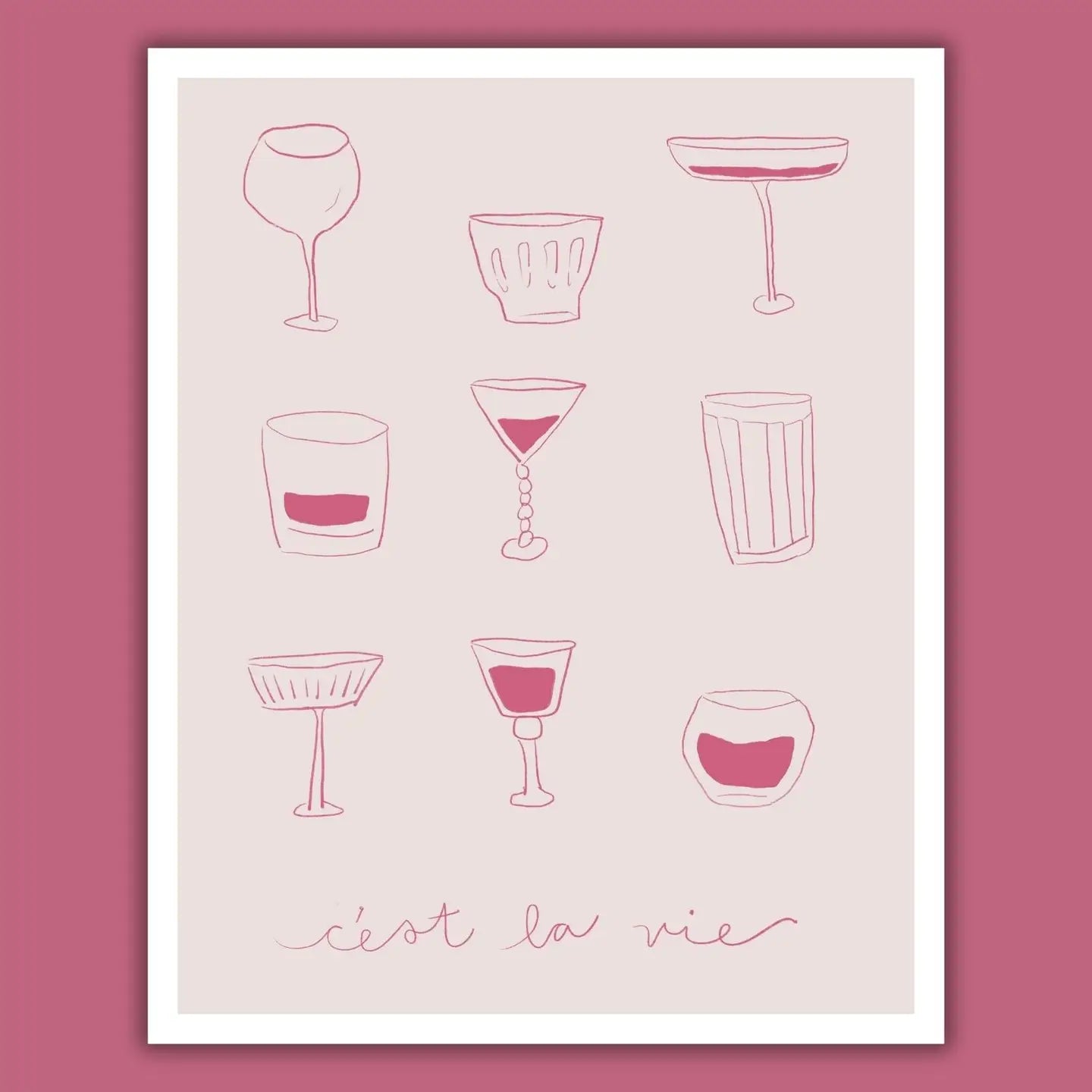 Drinkware Print
