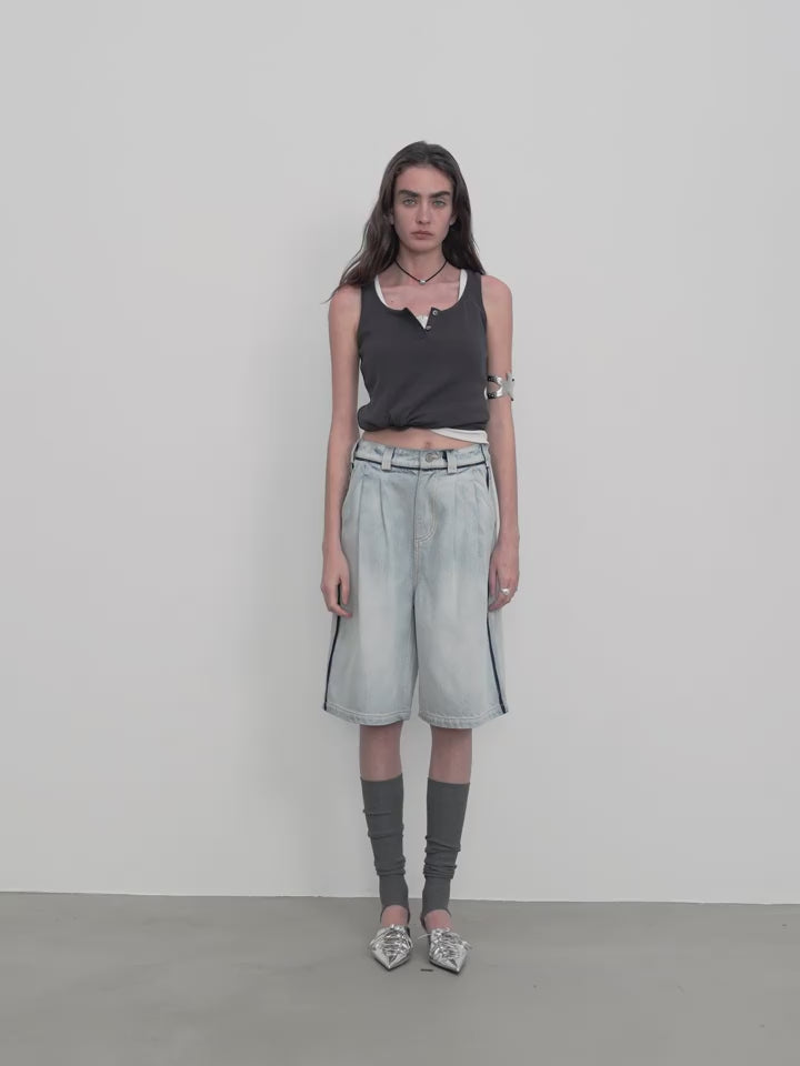Unruly Sonata Denim Shorts