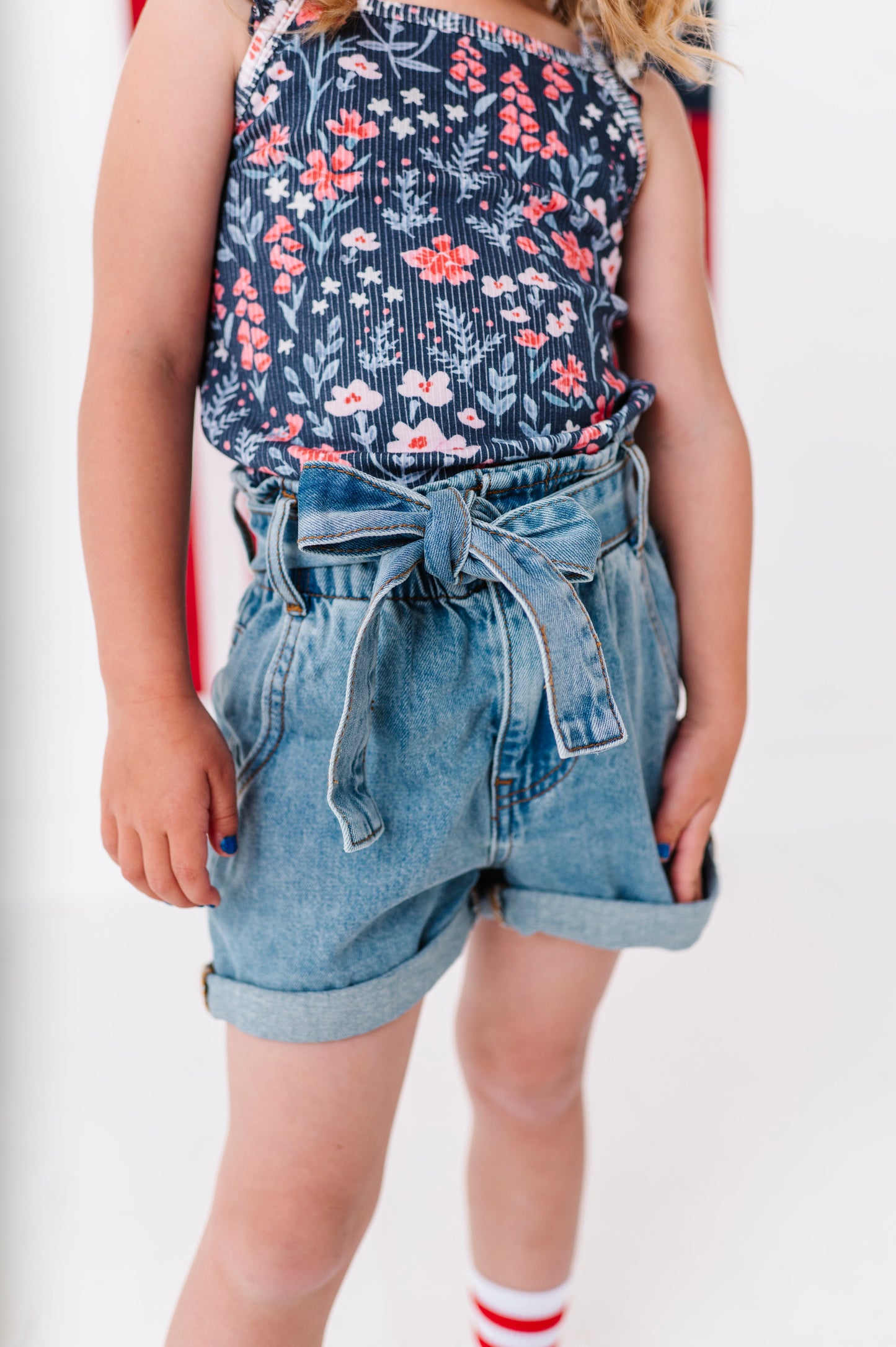 Freedom Floral | Ribbed Tank