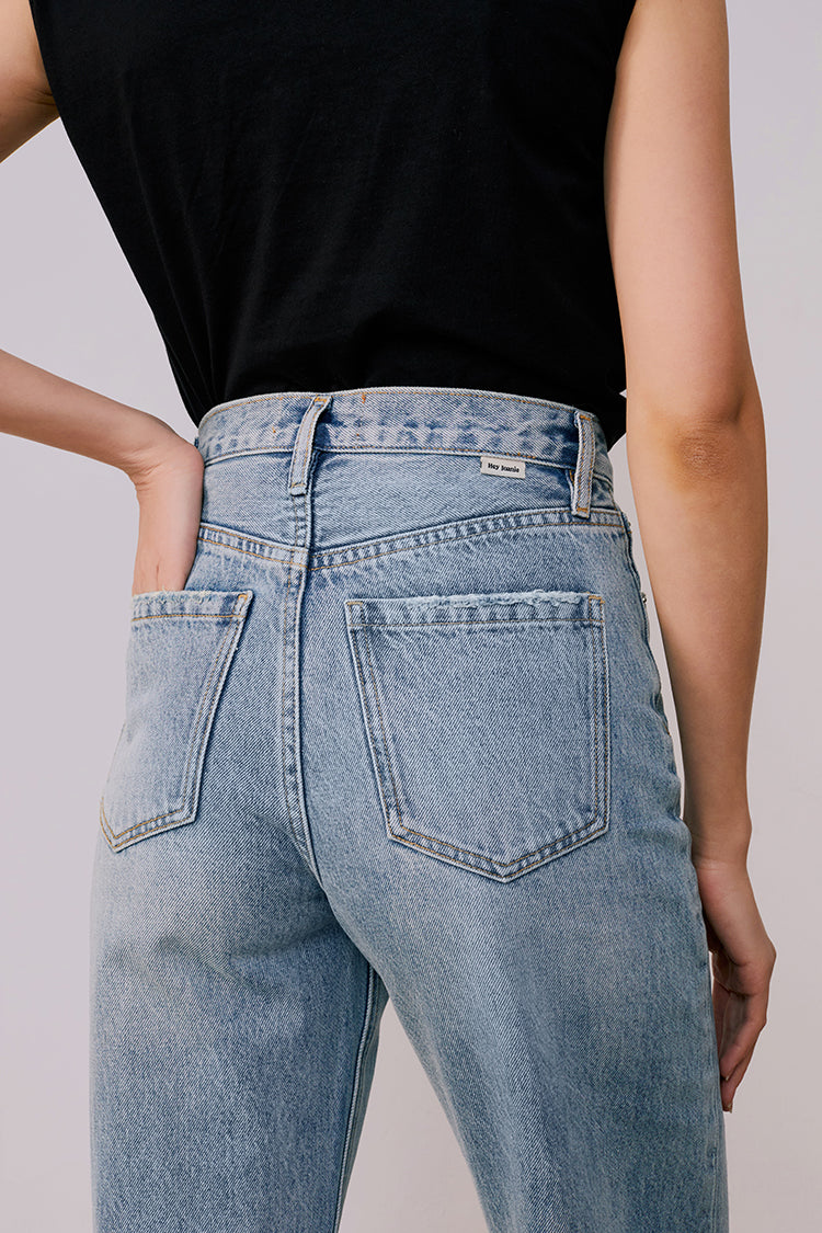Angeles High Rise Baggy Jeans