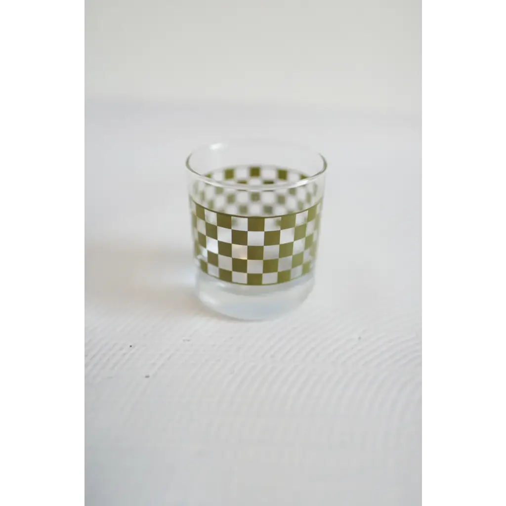 11oz Checkerboard Cocktail Glasses