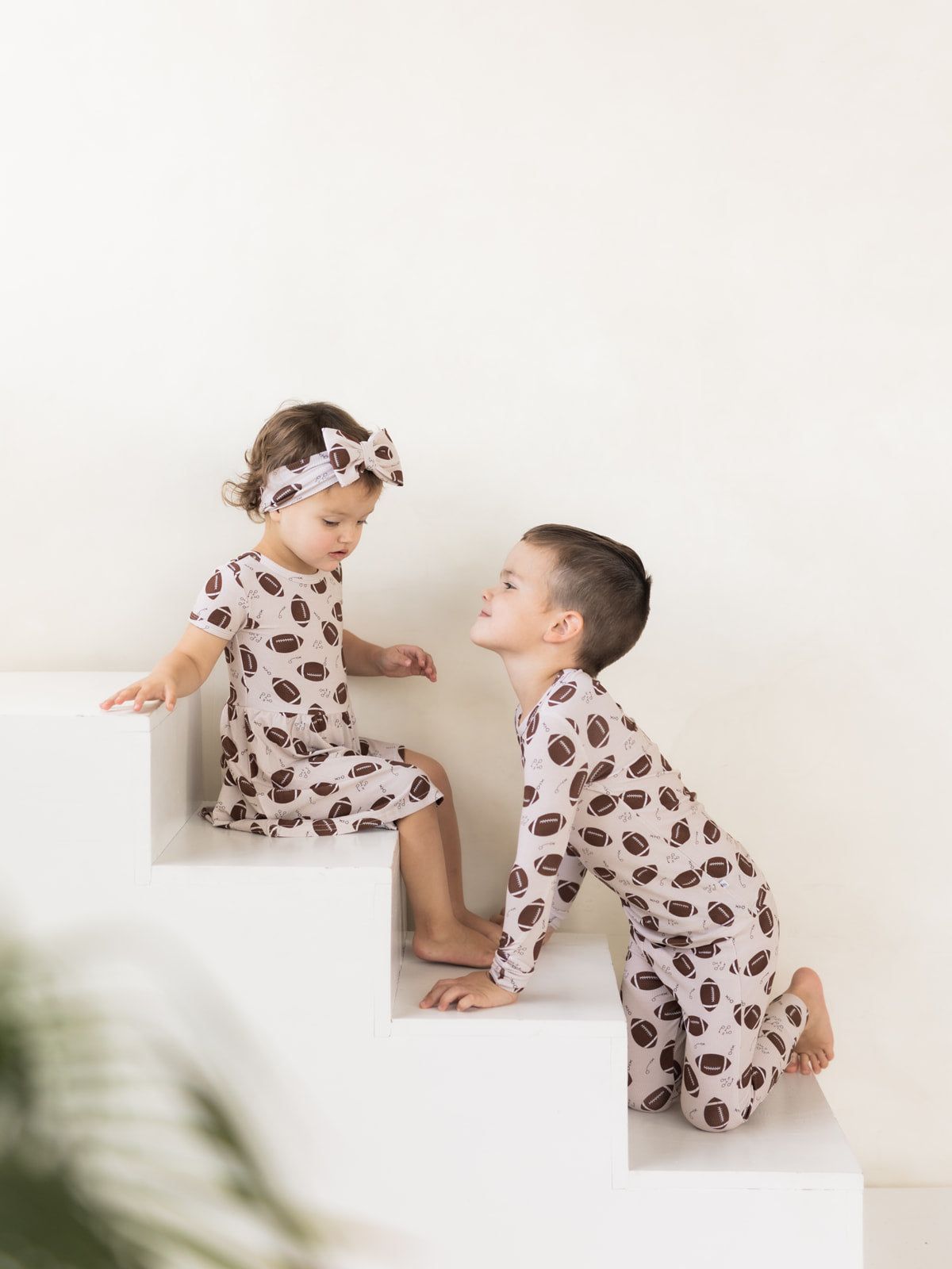 Football (Ribbed) | Two Piece Pajamas