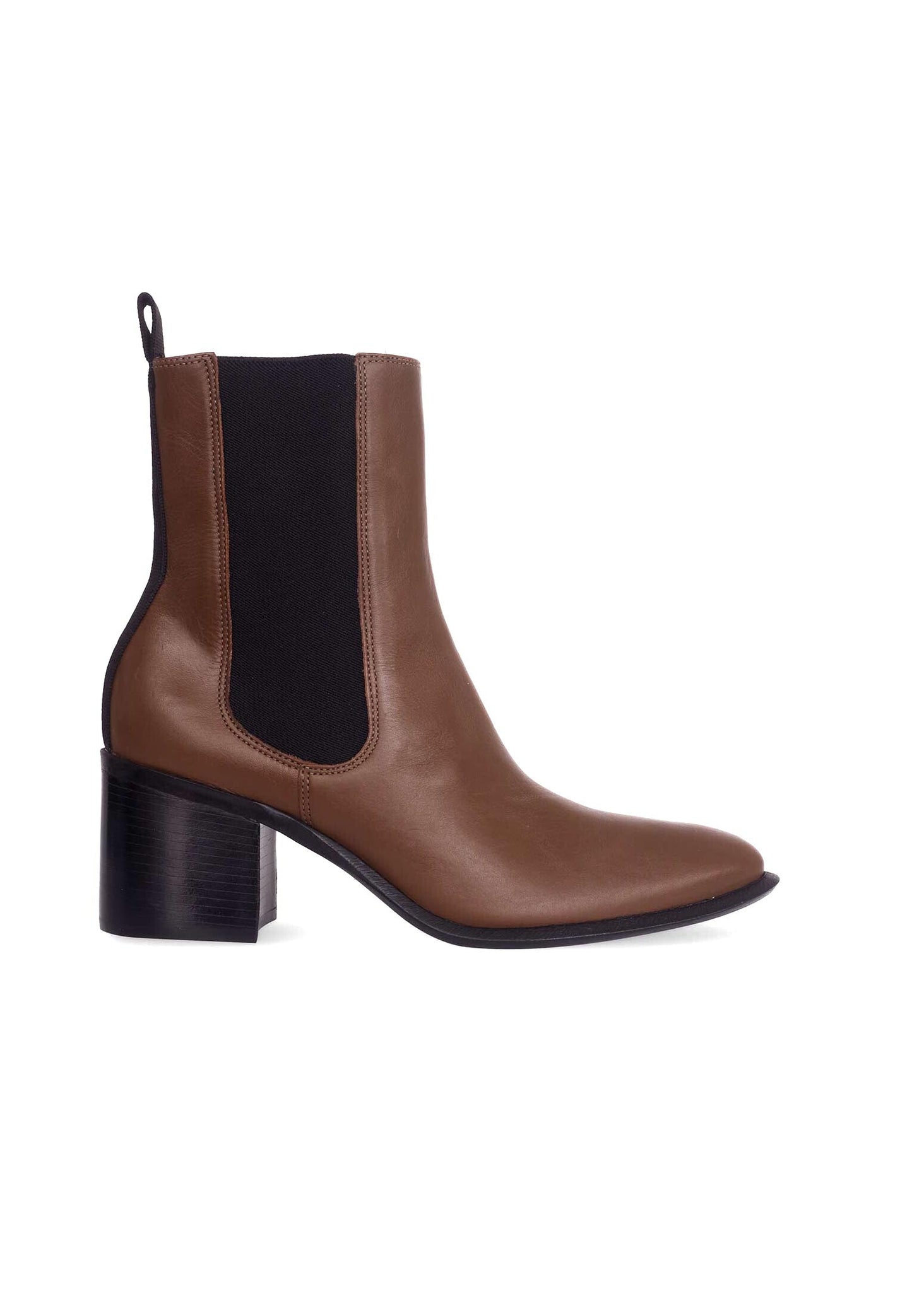 Brown Leather Ankle Boots Canna