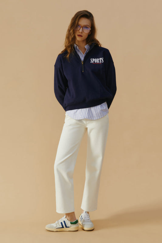 Manhattan High Rise Straight Ankle Jeans