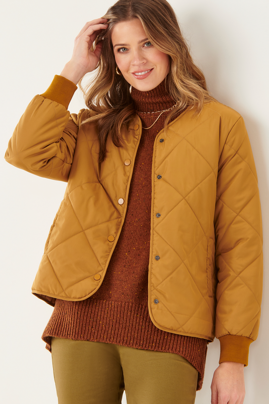 Diamond Puffer Coat