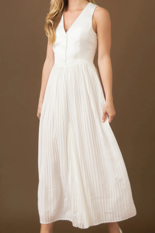 Pleated Jumpsuit