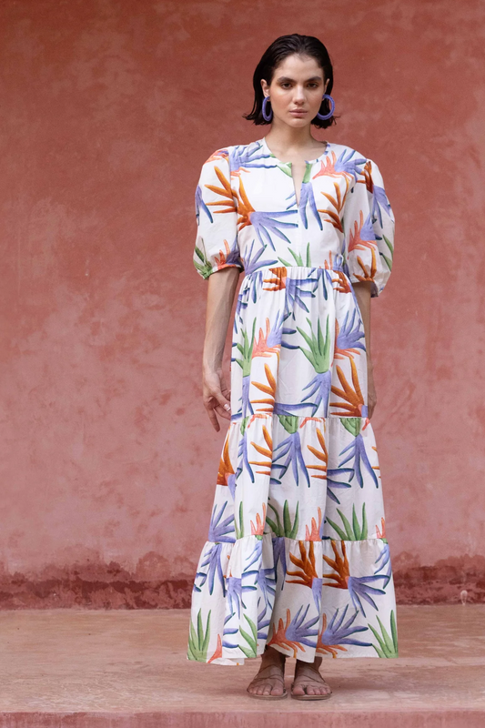Puff Sleeve Maxi
