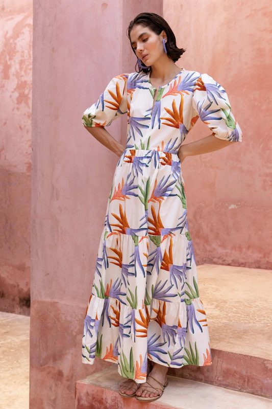 Puff Sleeve Maxi