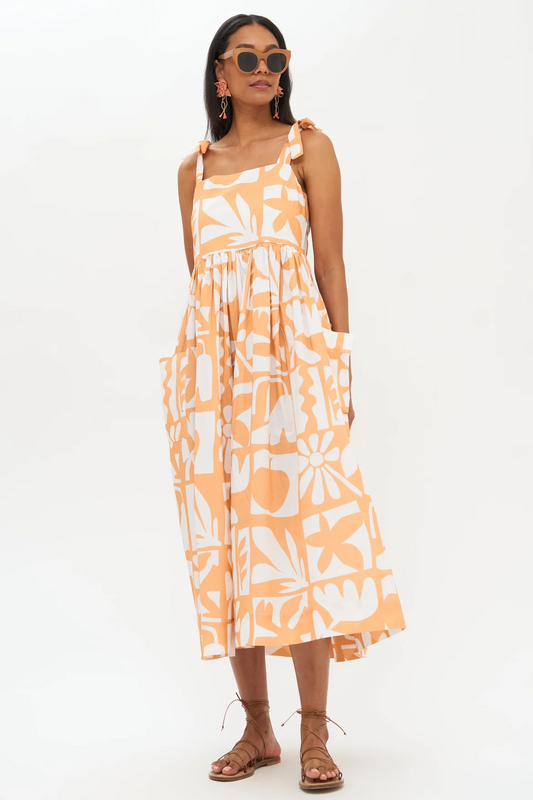 Tie Strap Pocket Dress