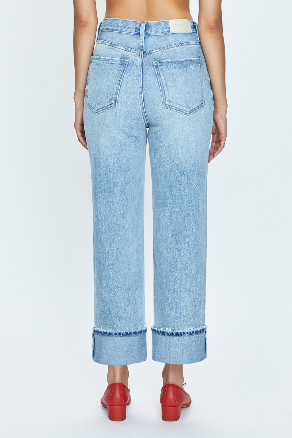 Cassie Super High Rise Straight w/ Cuff - Panorama Vintage
