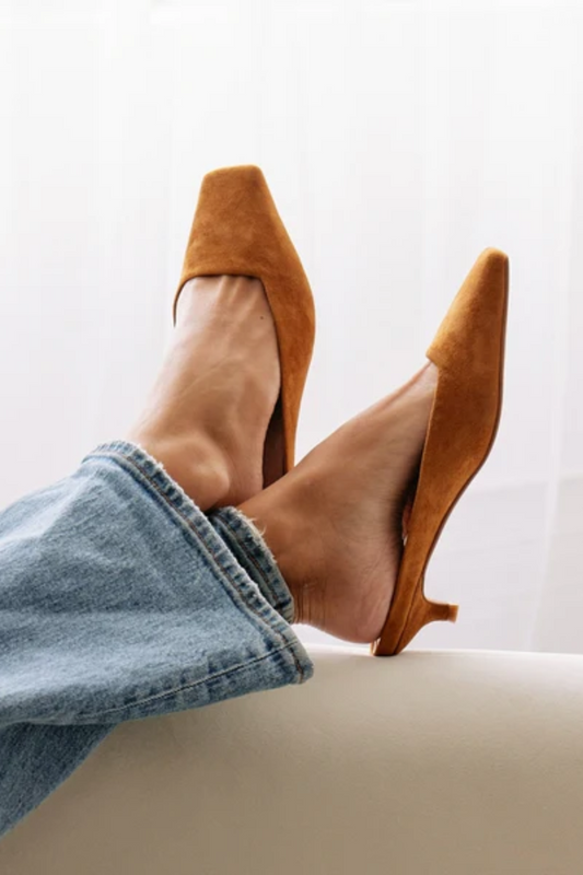 Classy Heeled Mule