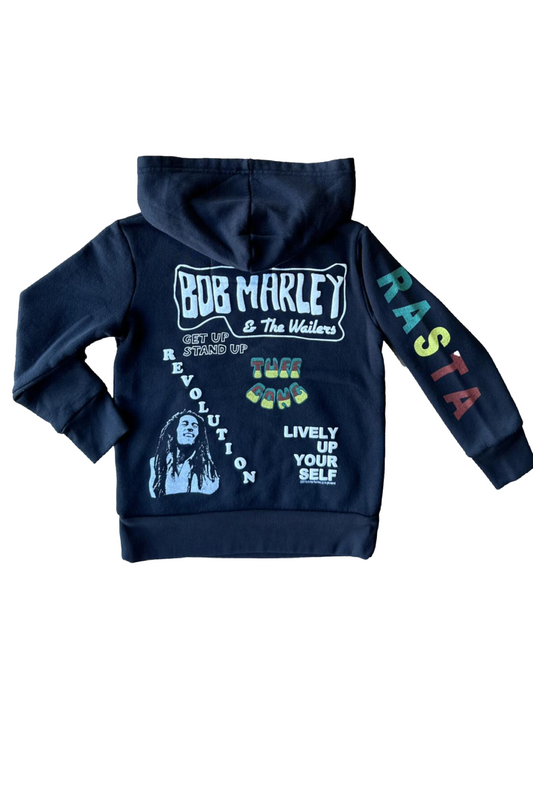 Bob Marley Puffy Paint Hoodie