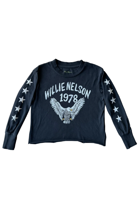Willie Nelson 1978 Not Quite Crop LS