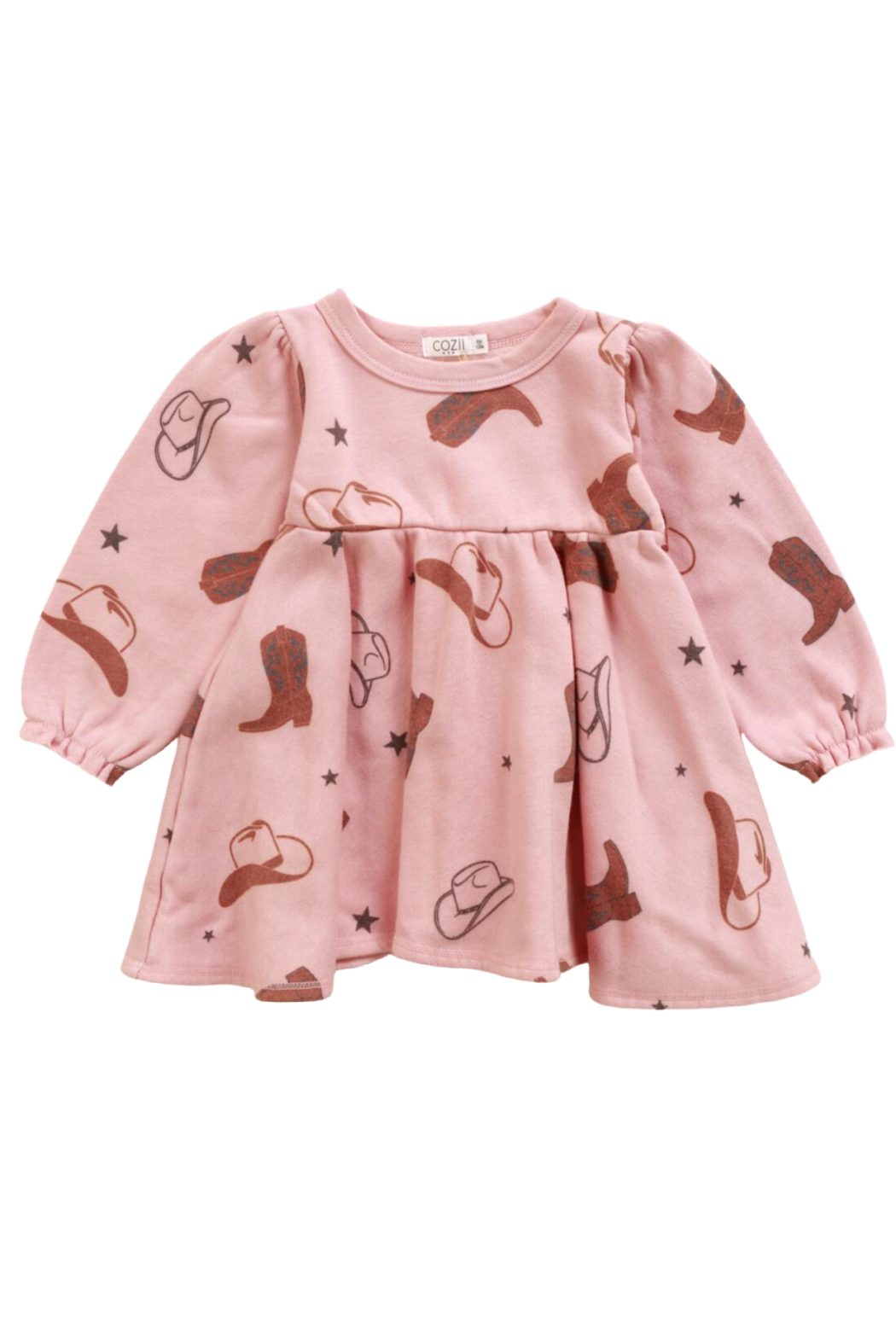 Long Sleeve Puff Dress