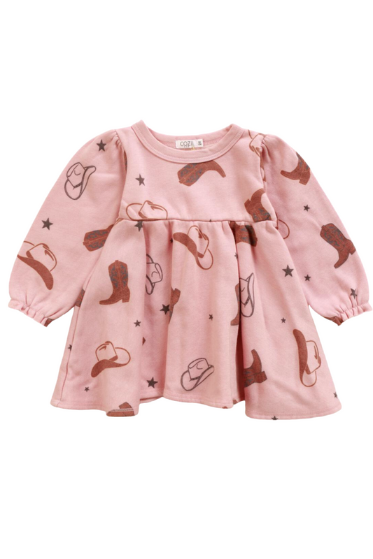 Long Sleeve Puff Dress