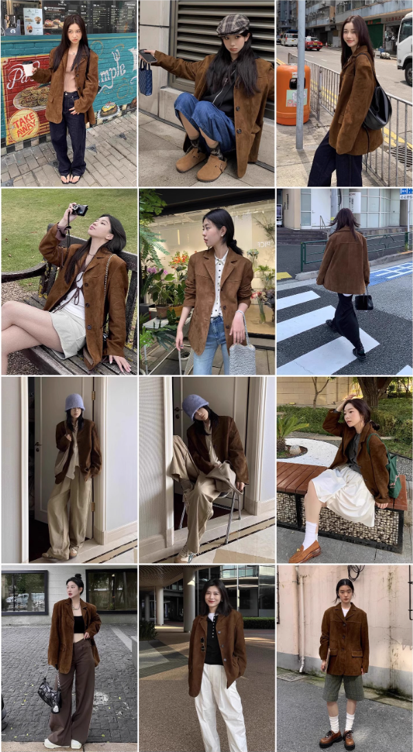 Sydney Past Vintage Brown Leather Coat Jacket
