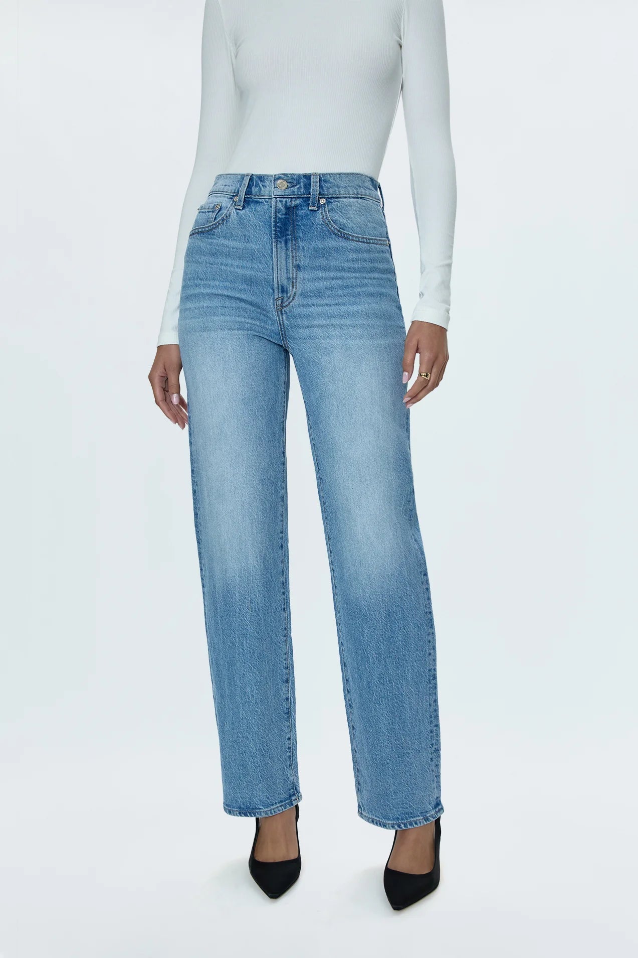 Cassie Super High Rise Straight - Fonda