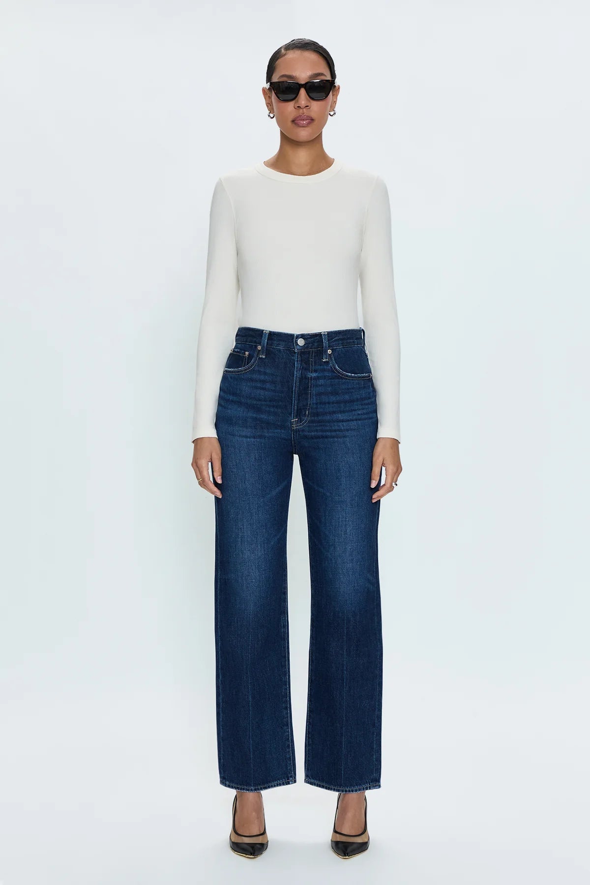 Cassie Super High Rise Straight - Cultivate