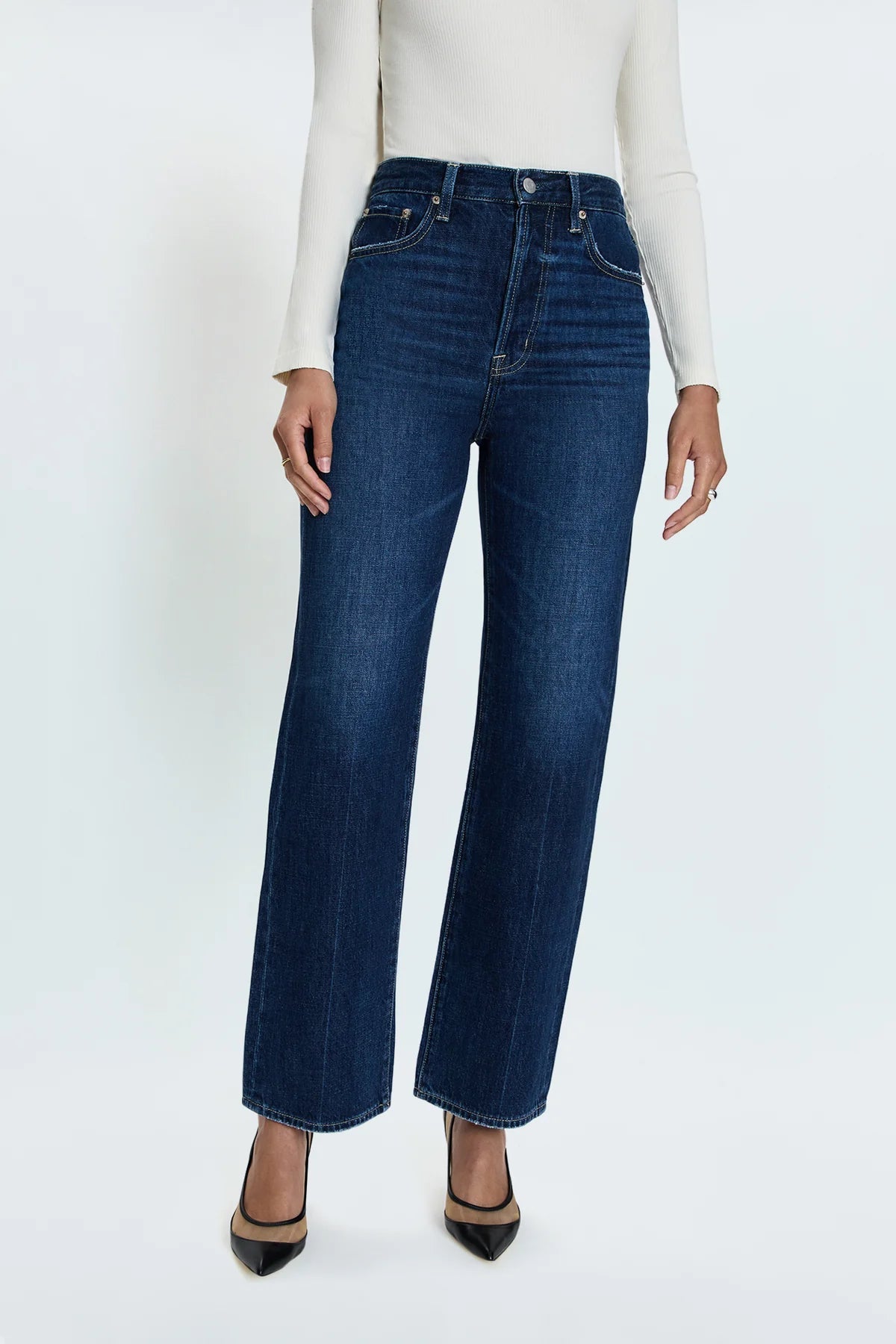 Cassie Super High Rise Straight - Cultivate