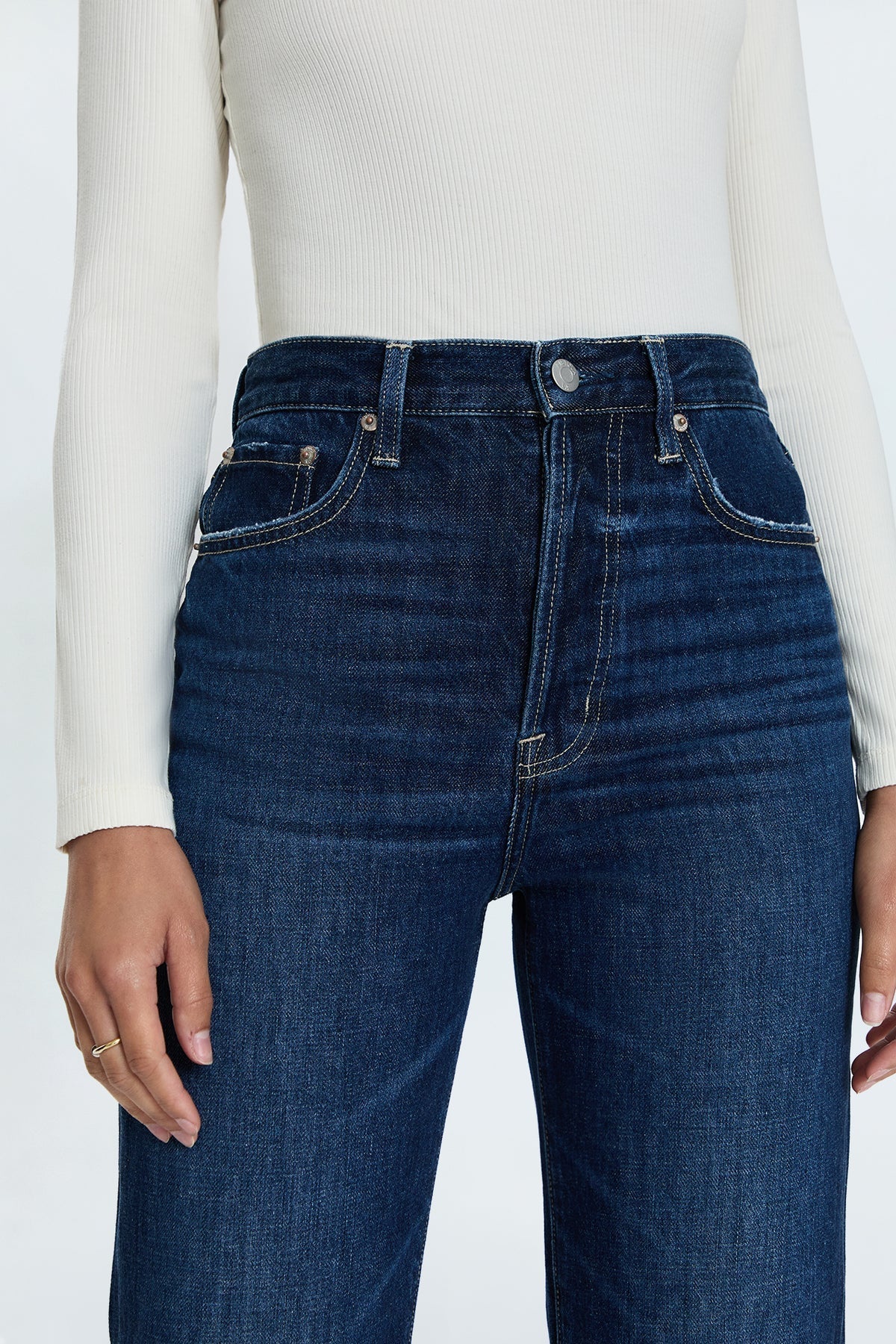 Cassie Super High Rise Straight - Cultivate