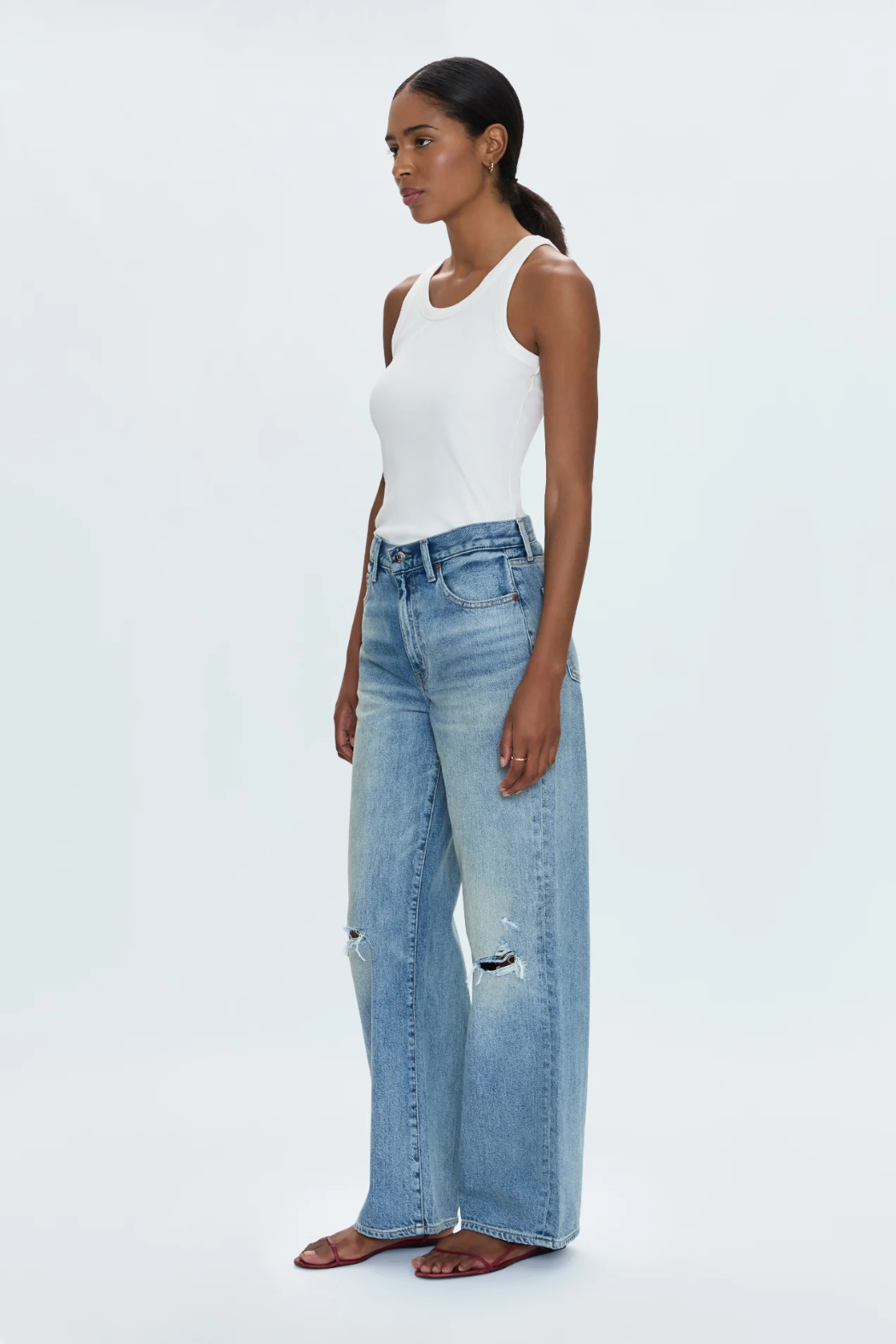 "Hendrix" High Rise Baggy Jean