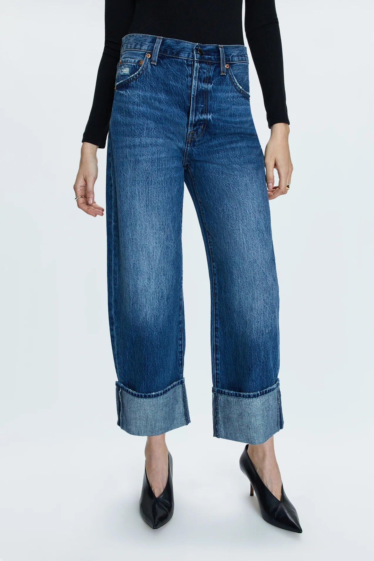 Ryder High Rise Cuffed Jean - Fulton