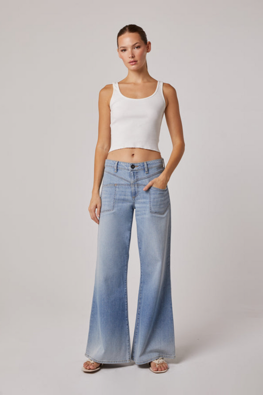 Cary high rise wide leg jeans