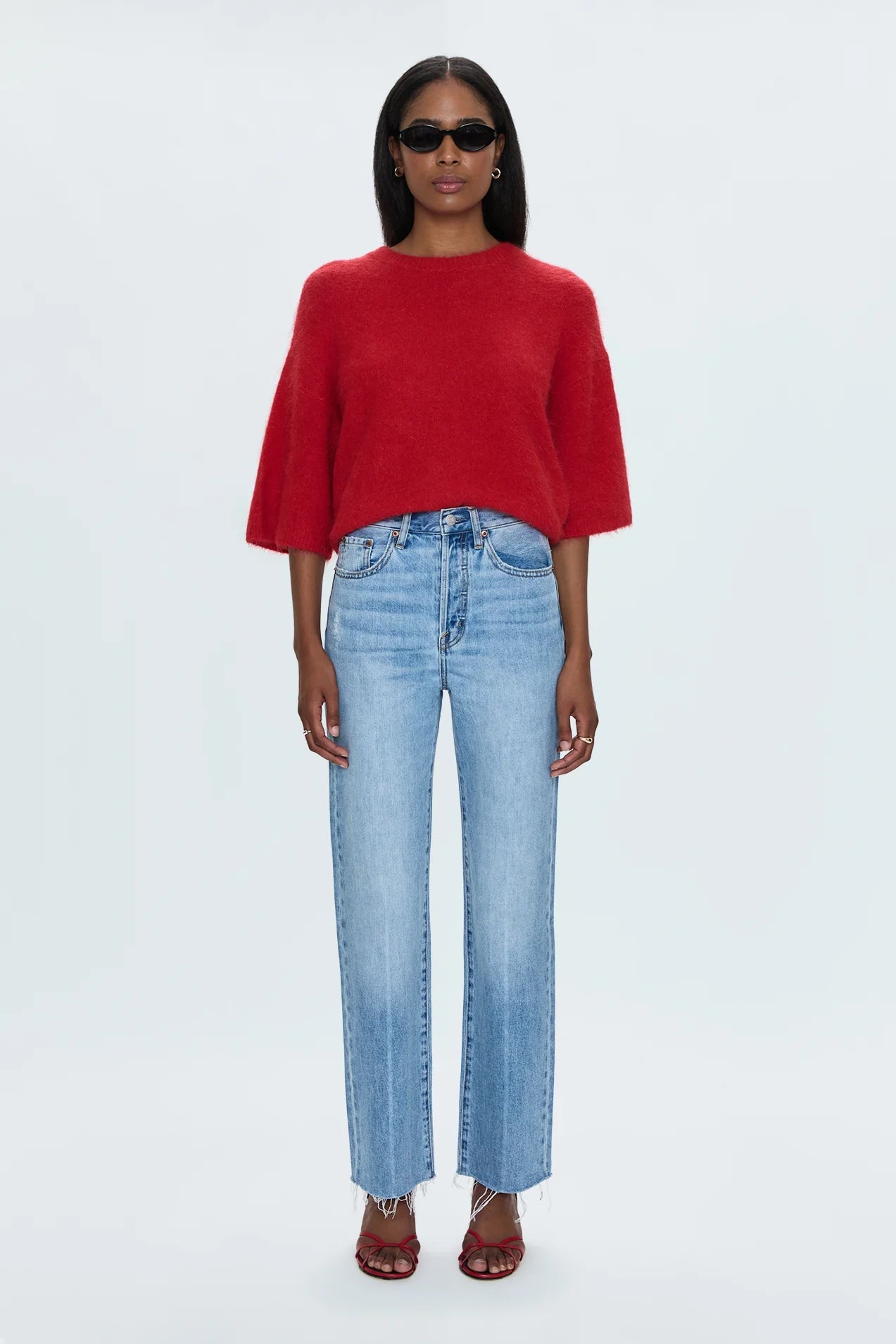 Cassie Super High Rise Straight- Savvy Vintage