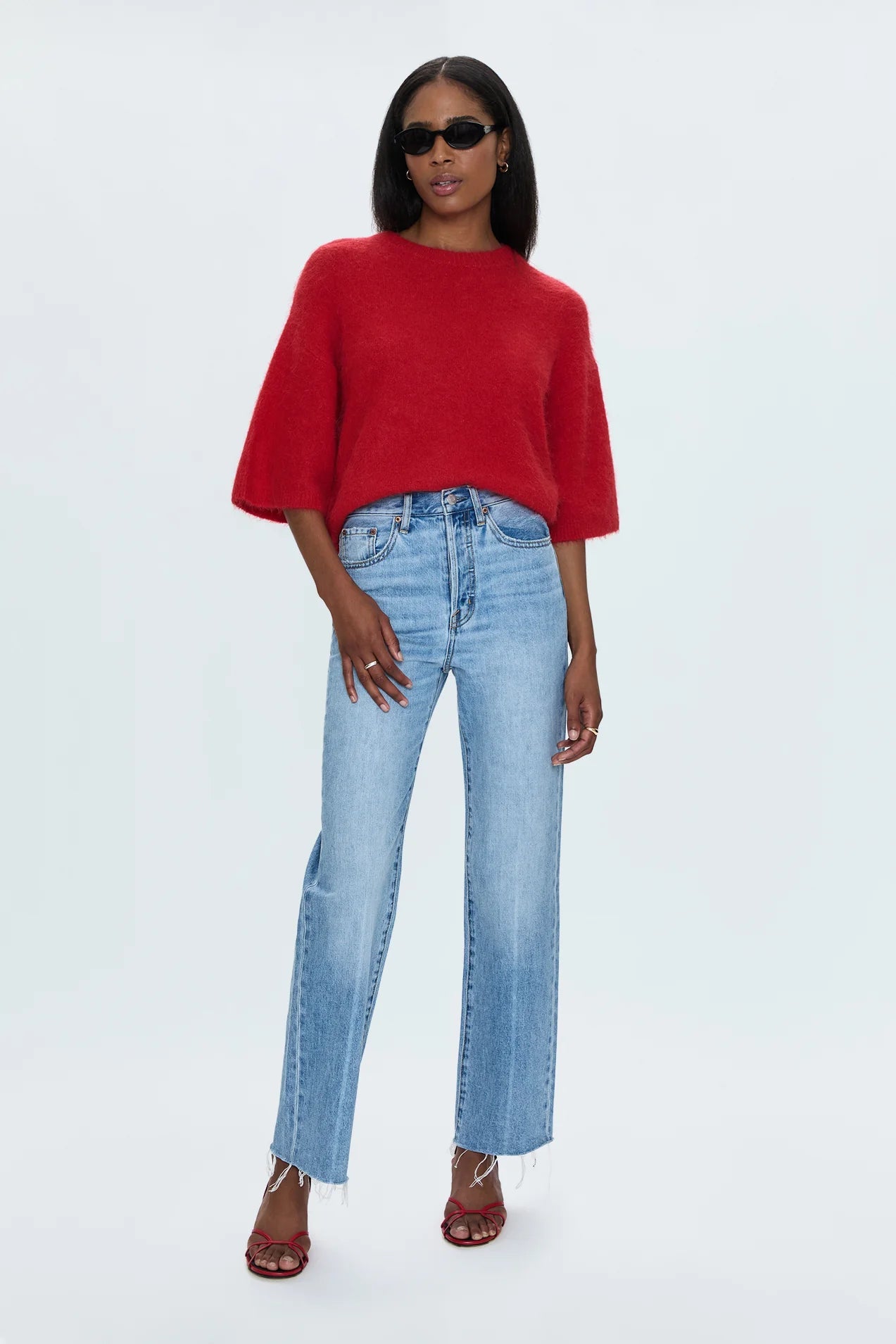 Cassie Super High Rise Straight- Savvy Vintage