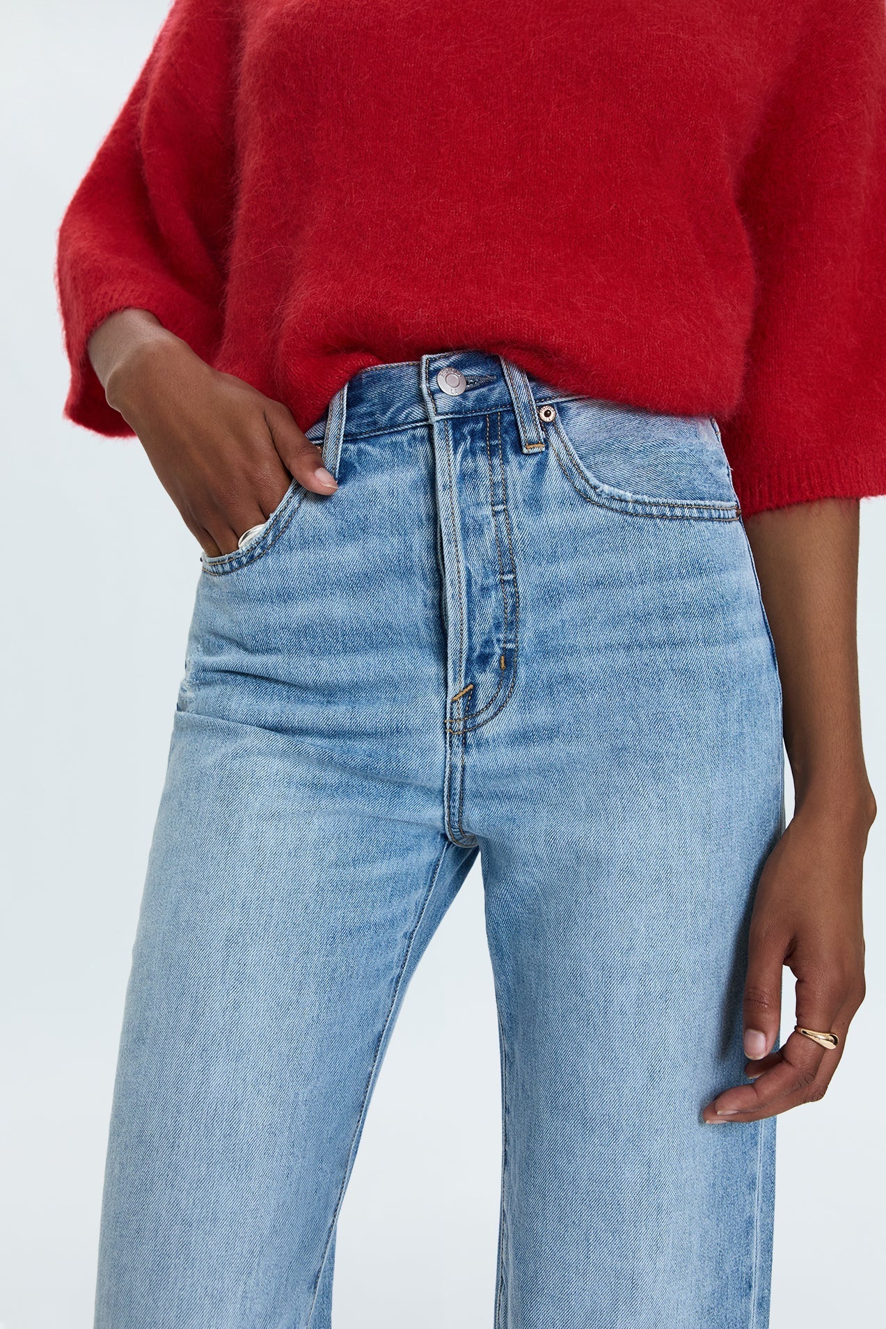 Cassie Super High Rise Straight- Savvy Vintage