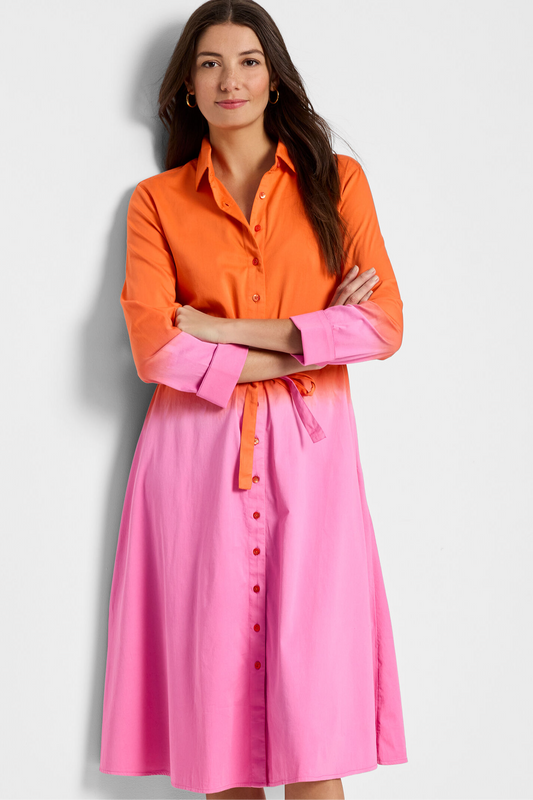 Ombre Ayla Dress - Pink Multi