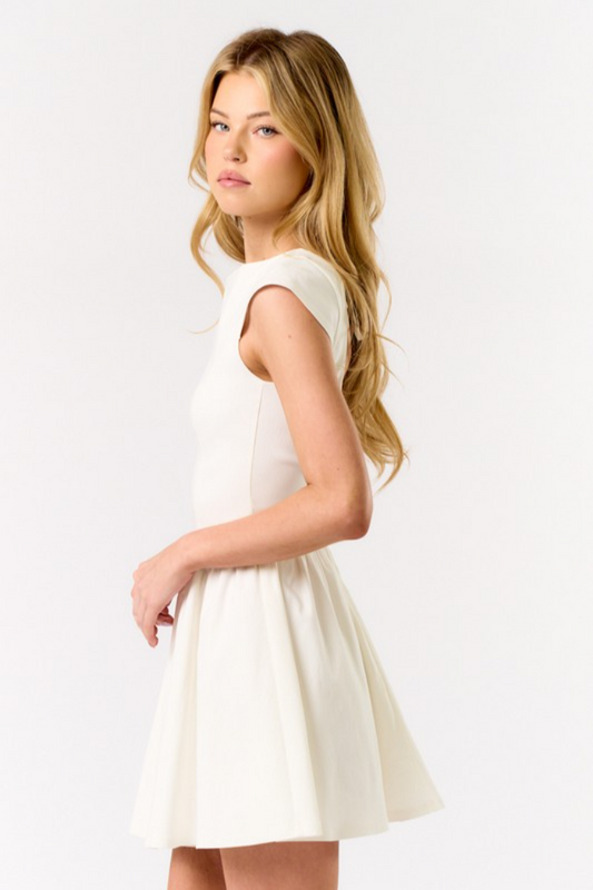Cap Sleeve Mini Dress