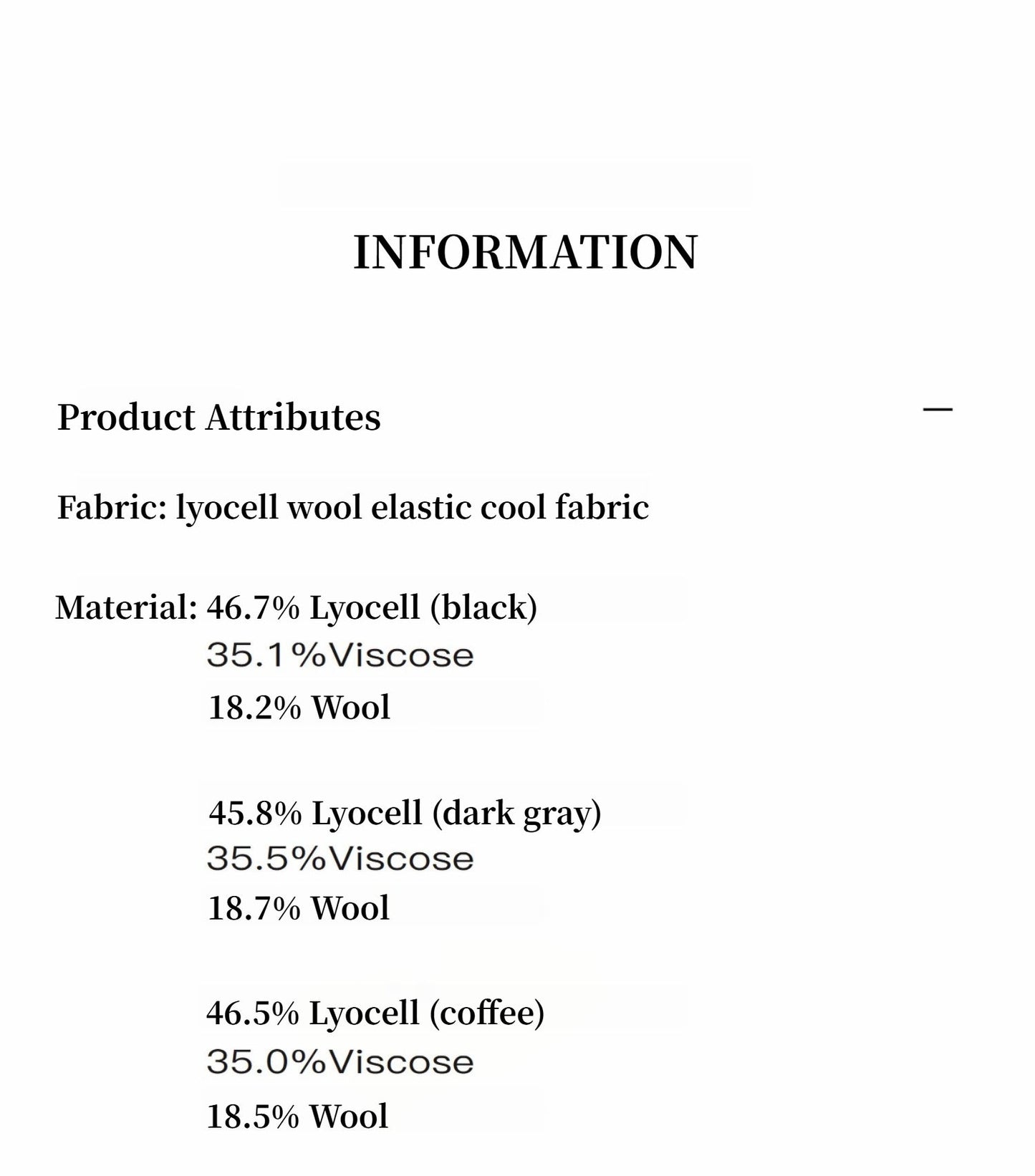 Lyocell Wool Stretch Tee