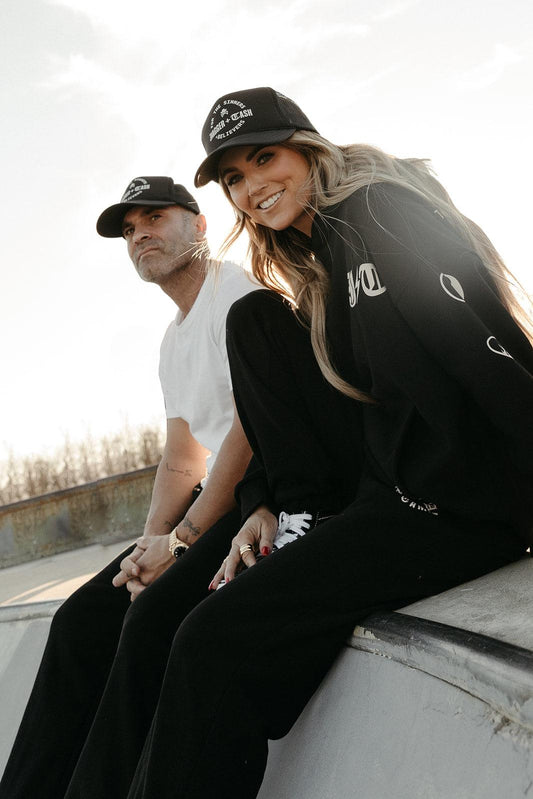 For the Sinners + Believers Adult Trucker Hat