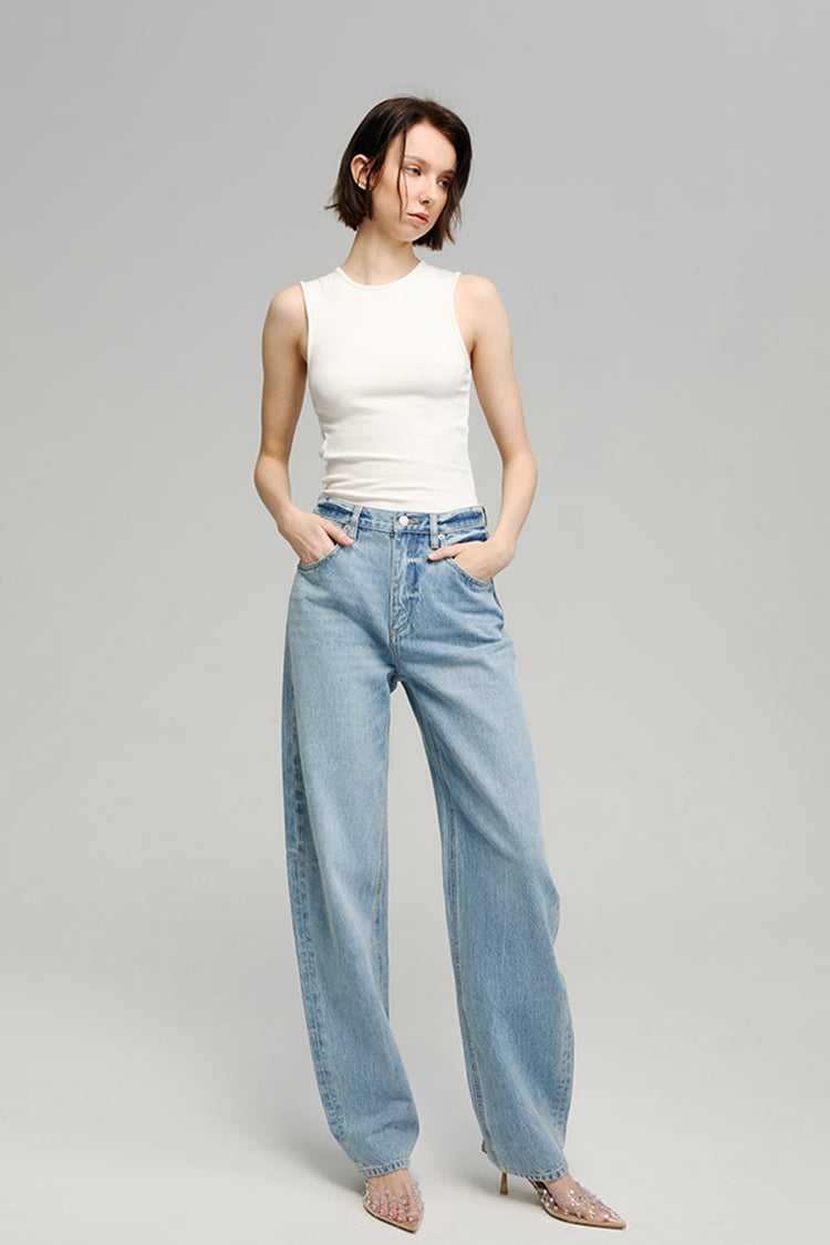 Moon Curve Jeans
