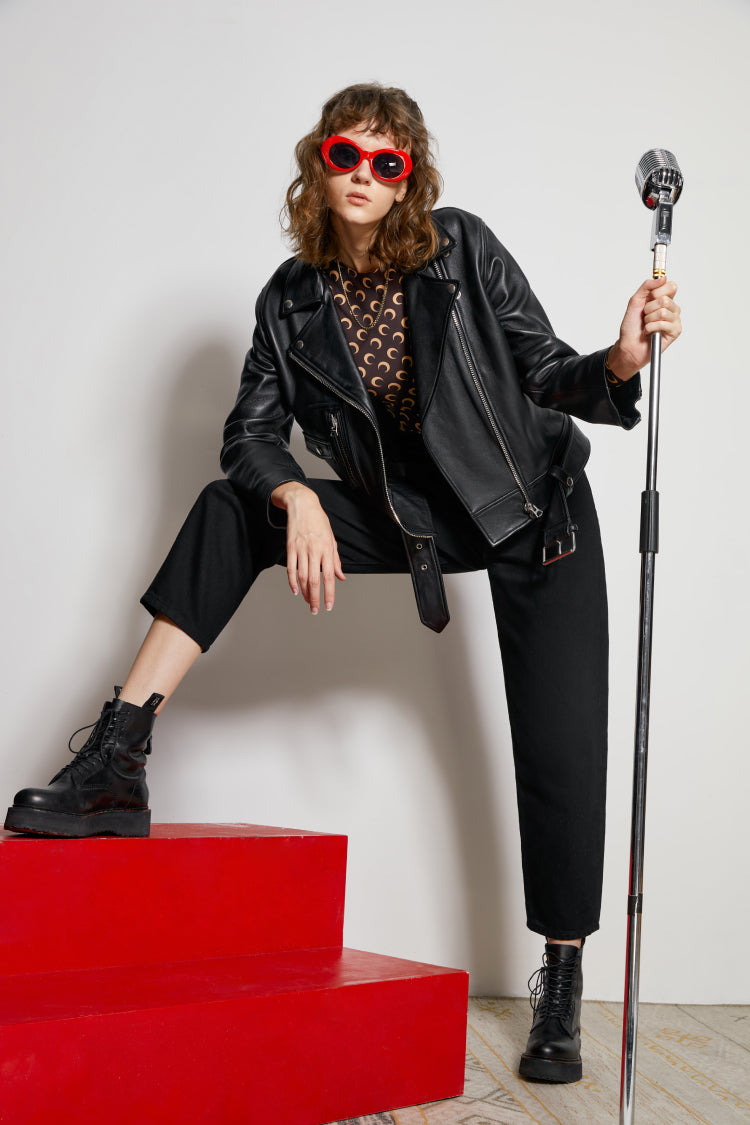 Queens Of Noise High Rise Barrel Jeans [FINAL SALE]