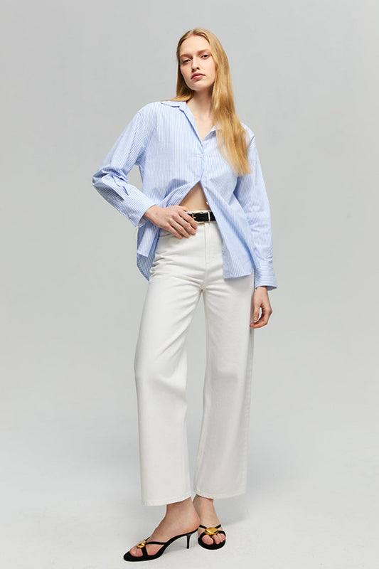 The Cityer Crop Wide Jeans